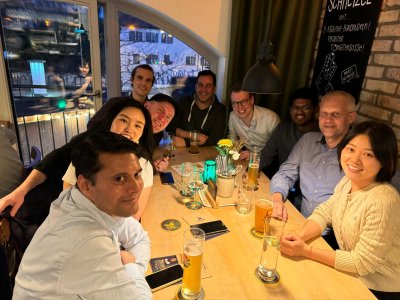 Meeting friends in Munich after conference | March 2024