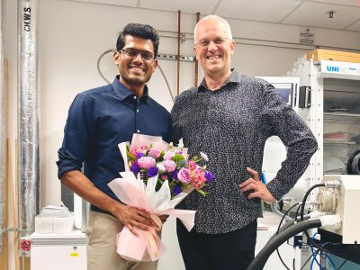 Dr. Vighnesh Kunnathodi after his great PhD defense | October 2025