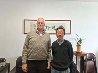 Prof. Andrey Rogach and Prof. Xiaogang Peng at Zhejiang University | March 2026
