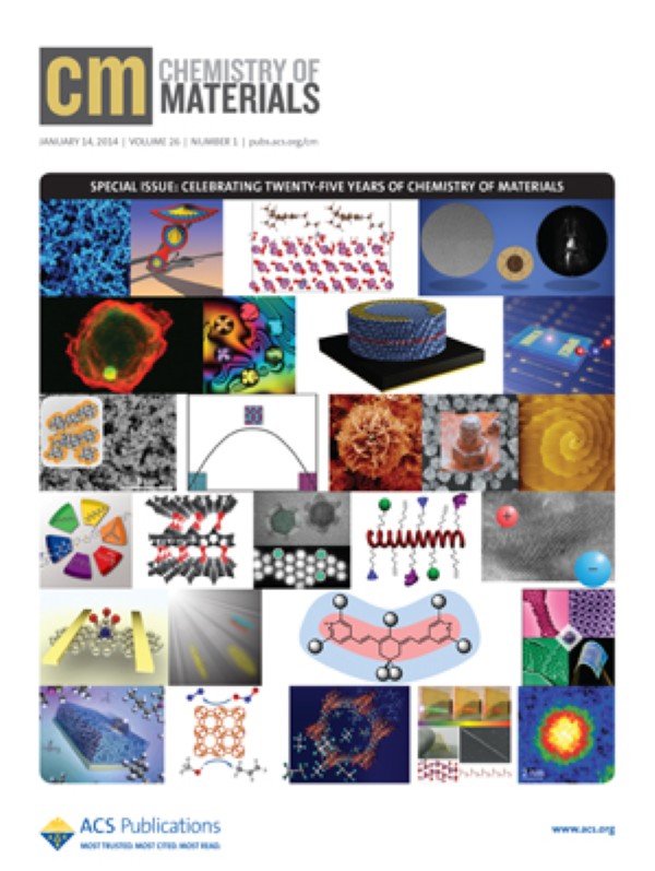 Cover artwork for the paper in Chemistry of Materials 2014