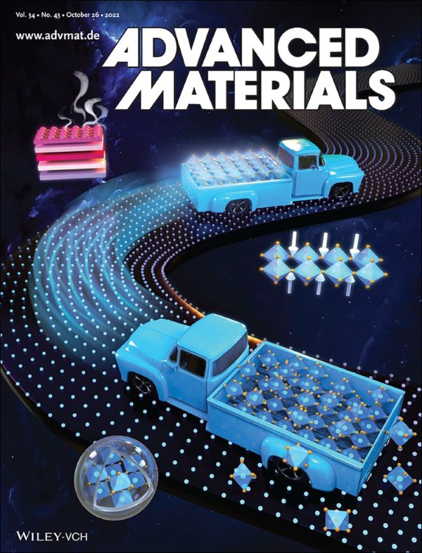 Cover artwork for the paper in Advanced Materials 2022