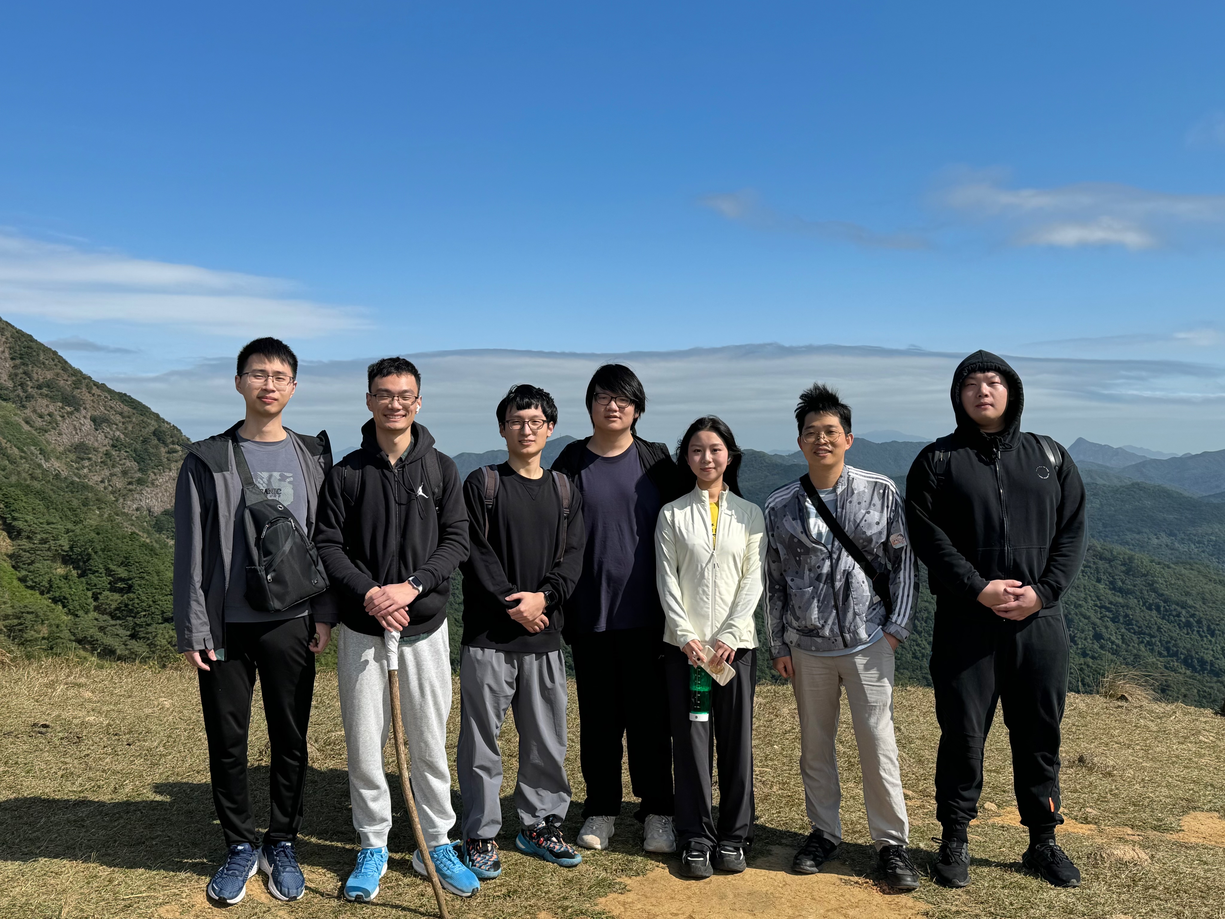 Group hiking photo in Xi Gong and Ma On Shan
