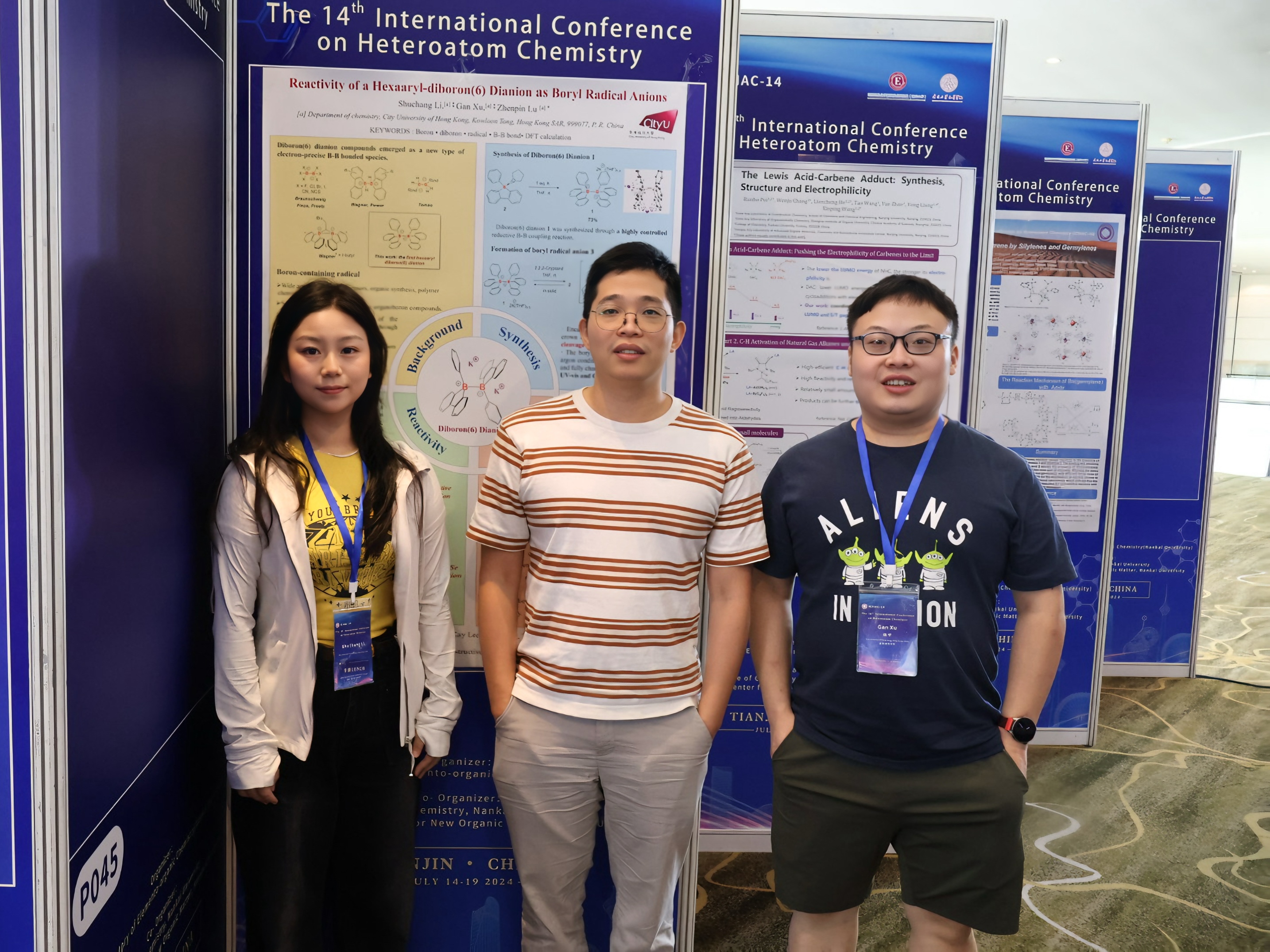 Outstanding Poster Award ceremony with ShuChang Li listed